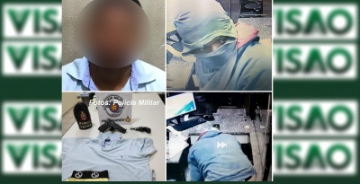 Rapaz acusado de assaltar várias vezes posto é preso pela PM