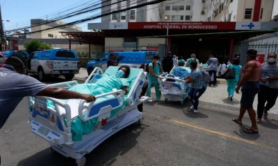 Incêndio atinge hospital na zona norte do Rio de Janeiro e causa uma morte e desespero