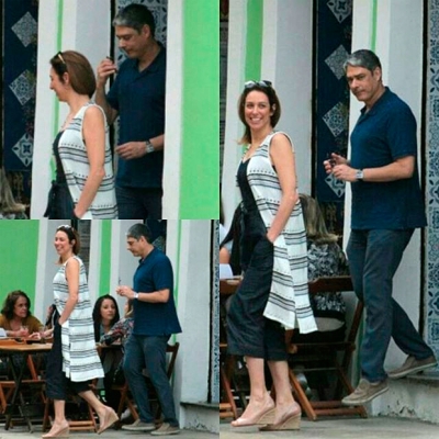 William Bonner faz aparição pública com namorada