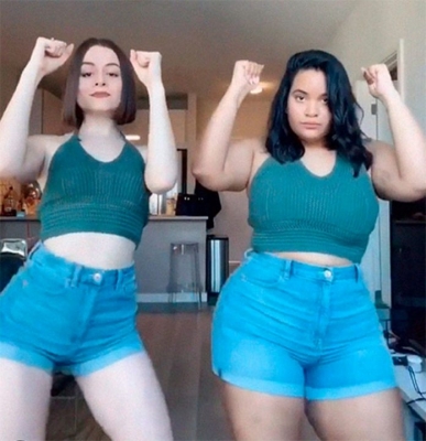 Amigas vestem a mesma roupa e provam na prática que beleza não tem padrões