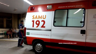 Carro é alvejado por tiros e motorista acaba baleado