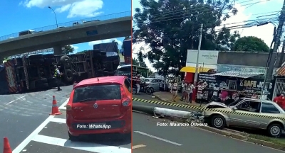 Acidentes causam transtorno e perigo em Marília