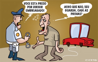 Homem se envolve em acidente e é preso por embriaguez