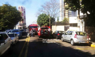 Princípio de incêndio em apartamento de luxo mobiliza Bombeiros em Marília