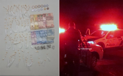 Adolescente é detido com drogas em favela