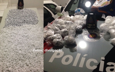 PM frustra transação regional de traficantes e apreende milhares de porções de drogas