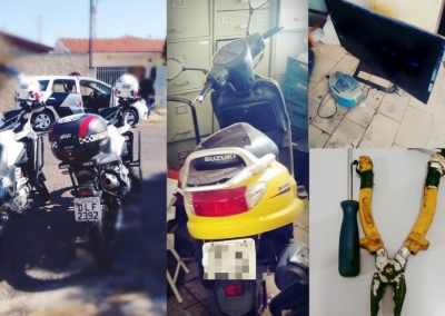 Polícia Militar prende homem durante furto em residência na zona sul