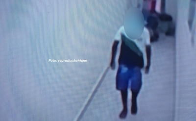 Câmera de segurança ajuda PM a apreender menor envolvido em furto na zona sul