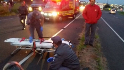 Ciclista é atropelado na rodovia SP-333