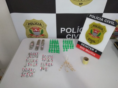 DISE e DIG fazem operação conjunta e apreendem drogas com dupla em Marília