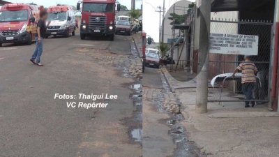 Pintor atingido por descarga elétrica é transferido para UTQ