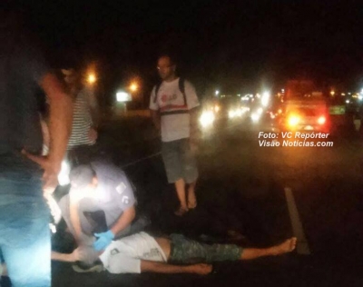 Homem é atropelado na rodovia do Contorno