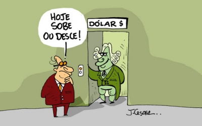 Dólar cai mais de 1% e vai abaixo de R$3,80