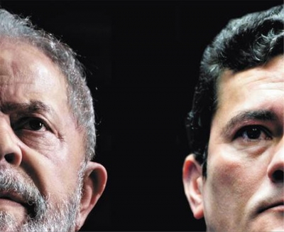 Lula e Moro se encontram hoje, pela primeira vez