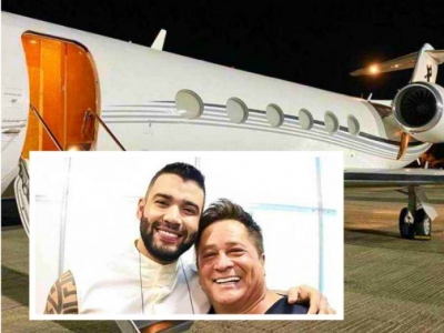 Avião com Leonardo e Gusttavo Lima faz pouso de emergência