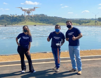 Alunos do curso de Agronomia da Unimar visitam Tratamento do Esgoto para confecção de documentário