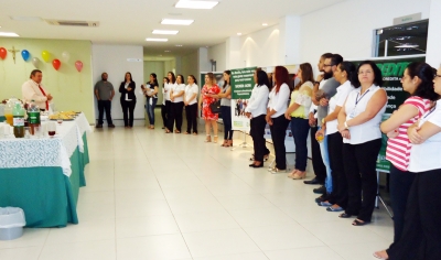 Funcionários da Acim fazem homenagem a Libânio Nunes