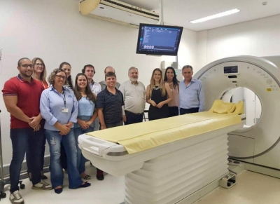 Começa a funcionar novo tomógrafo computadorizado do Hospital das Clínicas de Marília
