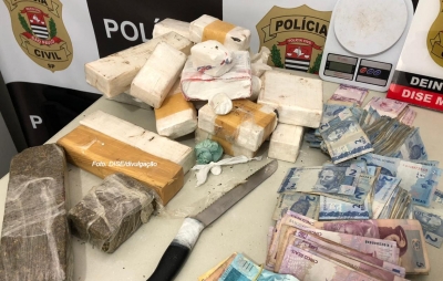 DISE apreende 10 quilos de cocaína em Marília