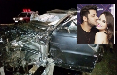 Cristiano Araújo e namorada morrem em gravissimo acidente de carro