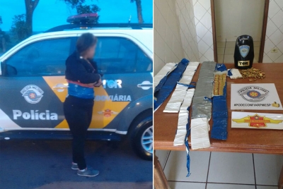 Mulher é presa transportando munições coladas ao corpo