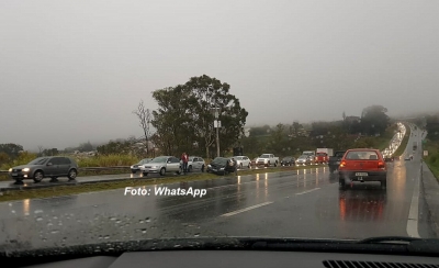 Tempo muda em Marília. Com chuva, acidentes são registrados no Contorno