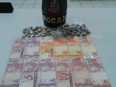 ROCAM apreende drogas na zona norte
