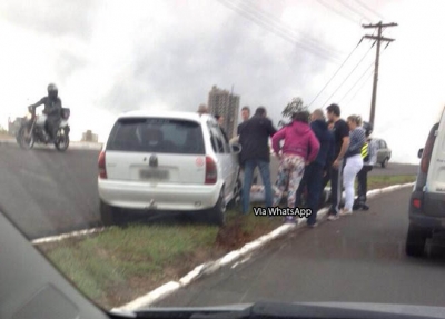 Acidente é registrado na Via Expressa