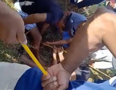 Criança cai em buraco de 8 metros enquanto soltava pipa