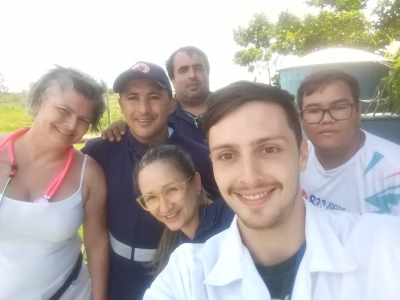 Alunos da Famema compõem equipe de primeiros socorros