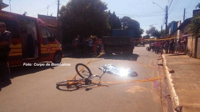 Brincadeira perigosa com bicicleta termina em tragédia