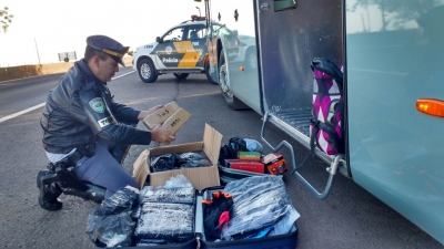 TOR faz apreensão de maconha em rodovia