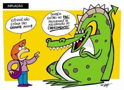 Estimativa para inflação se aproxima de 10%