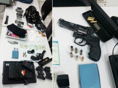 PM prende três após violento assalto na zona norte