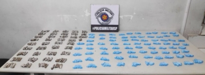 Desempregado é preso ao ser flagrado com cocaína e maconha na Vila Barros