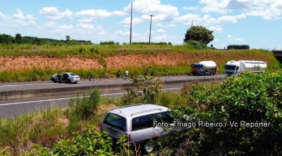 Acidente é registrado na SP-294