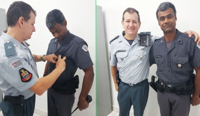 PM é homenageado por prisão de rapaz acusado de estupro na zona Sul