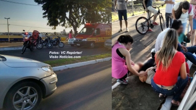 Bombeiros registram vários acidentes com motos