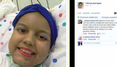Morre menina que lutava contra o câncer