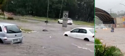 Temporal causa inundações e estragos em Marília e região