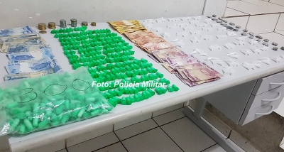 PM apreende grande quantidade de drogas na "Fazendinha" em Marília