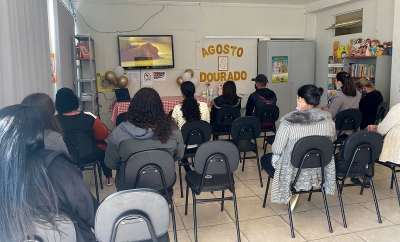 Agosto Dourado: programa Criança Feliz da Prefeitura realiza atividades em Vera Cruz