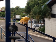 Criminosos assaltam Garagem da Prefeitura, mas não conseguem abrir caixa eletrônico