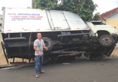 Exclusivo: motorista herói já teve outro acidente e também evitou tragédia