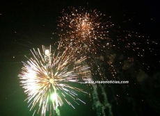 Fogos marcam virada do ano em Marília