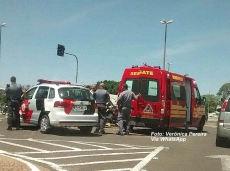 Acidente e fuga no centro      : internauta registra