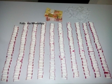 PM apreende cocaína                                  em favela