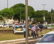 Cuidado com o radar na cidade!       É operado pela Polícia Rodoviária