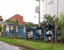 Blecaute corta abastecimento       na zona Sul