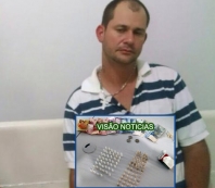 Polícia prende traficante                               na zona sul